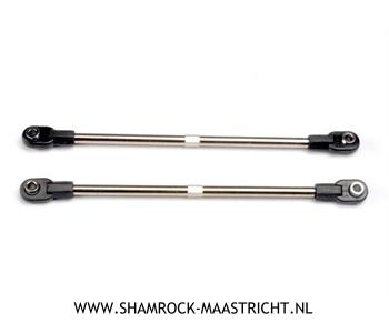 Traxxas  Turnbuckles, 106mm (front tie rods) (2) (includes installed rod ends and hollow ball connectors) - TRX5138
