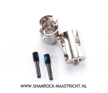 Traxxas Drive cups, inner (2) Revo/ E-Revo (first generation)/ T-Maxx/ E-Maxx (steel constant-velocity driveshafts)/ screw pin, M4/15 (2) - TRX5153