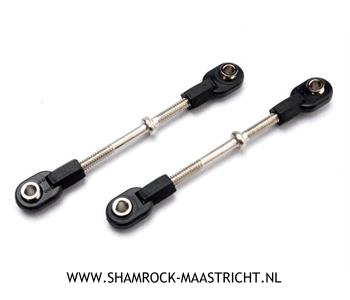 Traxxas  Linkage, steering (Revo 3.3) (3x50mm Turnbuckle) (2)/ rod ends (short) (4)/ hollow balls (4) - TRX5341