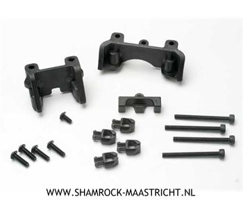 Traxxas  Shock mounts (front and rear)/ wire clip (1)/ chassis wire clips (4)/ 3x32mm CS (4)/ 3x6mm BCS (1) - TRX5317