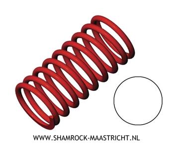 Traxxas Spring, shock (red) (GTR) (2.9 rate white) (std. front 90mm) - TRX5436