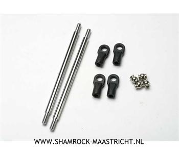 Traxxas  Push rod (steel) (assembled with rod ends) (2) (use with long travel or 5357 progressive-1 rockers) - TRX5318
