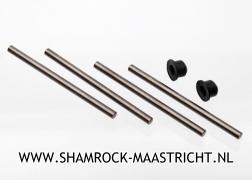 Traxxas Suspension pins, font and rear (4)/ tie bar bushings - TRX6441