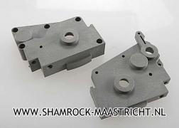 Traxxas Gearbox halves (grey) (left and right) - TRX4491A