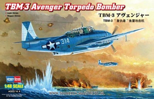 Hobby Boss TBM-3 Avenger Torpedo Bomber