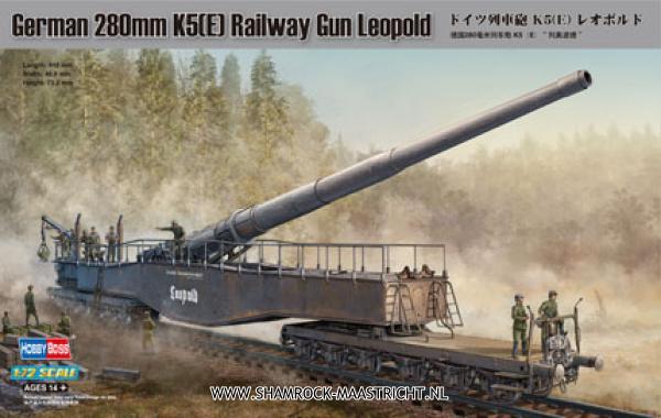 Hobby Boss German 280mm K5(E) Railway Gun Leopold