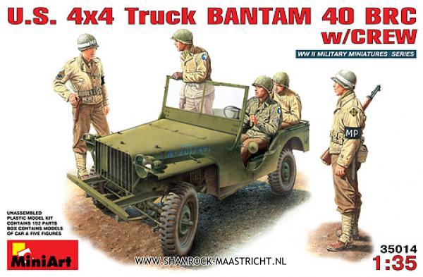 MiniArt U.S. 4x4 Truck Bantam 40 BRC w/Crew