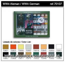 Vallejo WWII German Model Color Set