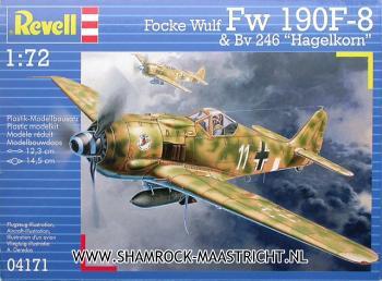 Revell Model Set - Focke Wulf Fw 190F-8 en Bv 246 Hagelkom