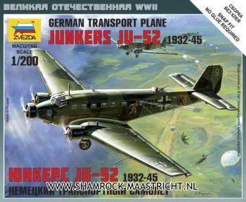 Zvezda German Transport Plane - Junkers Ju-52 1932-1945