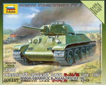 Zvezda Soviet Medium Tank T-34/76 (Mod. 1940)