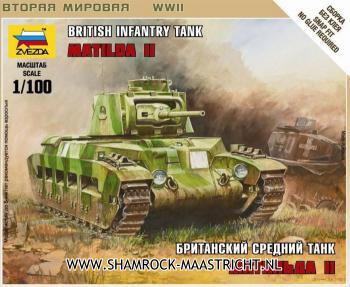 Zvezda British Infantry Tank - Matilda II