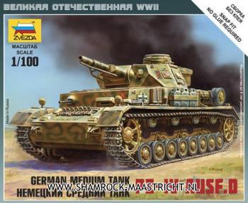 Zvezda German Medium Tank - PZ-IV Ausf.D