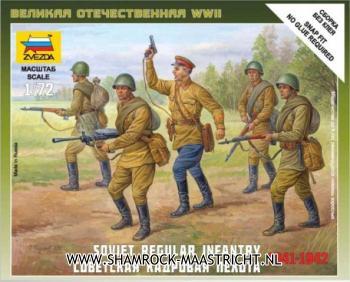 Zvezda Soviet Regular Infantry 1941-1942