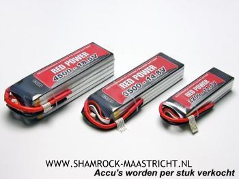 Red Power LiPo Accu 2200mAh - 7.4V 20C