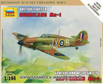 Zvezda British Fighter Hurrican Mk-1