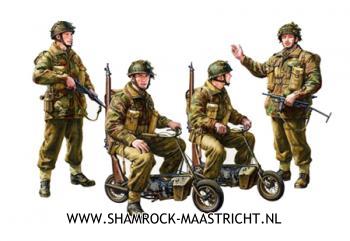 Tamiya British Paratroopers w-Small Motercycle
