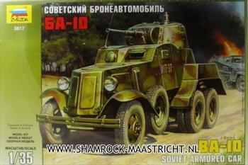 Zvezda BA-10 Soviet armored car