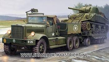 Merit U.S. M19 Tank Transporter with Soft Top Cab