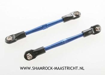 Traxxas Turnbuckles aluminium (blue-anodized), toe links, 59mm (2) - 3139A