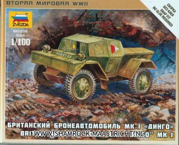 Zvezda British Armored Scout Car Dingo MK1