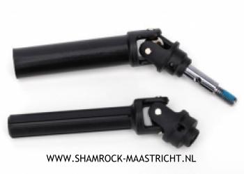 Traxxas  Driveshaft assembly, front, heavy duty (1) (left or right) (fully assembled, ready to install)/ screw pin (1) - 6851X