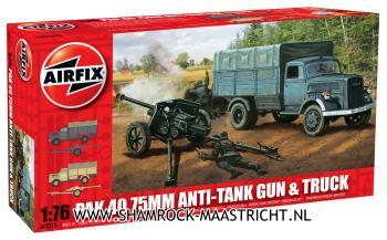 Airfix Pak 40 75mm Anti Tank Gun and Truck