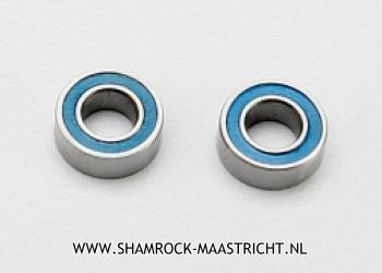 Traxxas  Ball bearings, blue rubber sealed (4x8x3mm) (2) - 7019