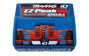 Traxxas Charger, EZ-Peak Plus, 100W Duo LiPo/NiMH with iD Aut Bat EU - TRX2972G