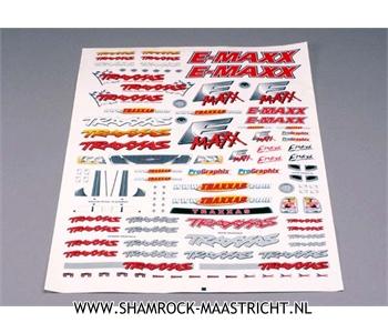 Traxxas Decal sheet, E-Maxx - TRX3913