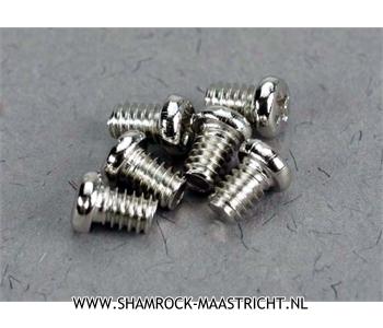 Traxxas Low speed spray bar screws, 2x4mm roundhead machine screws (6) - TRX4051