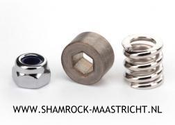 Traxxas Slipper tension spring (high rate)/ spur gear bushing & locknut - TRX4494