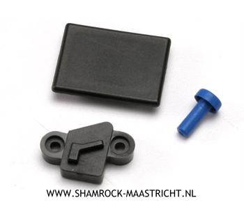Traxxas  Cover plates and seals, forward only conversion (Revo) (Optidrive blank-out plate, Optidrive sensor cover, shift fork cover) - TRX5157