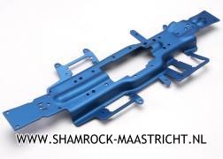 Traxxas  Chassis, Revo 3.3 (extended 30mm) (3mm 6061-T6 aluminum) (anodized blue) - TRX5322X