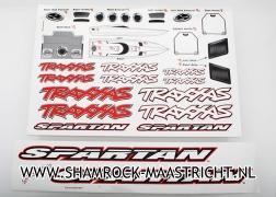 Traxxas Decal sheet, Spartan - TRX5713