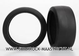 Traxxas Tires, slicks (S1 compound) (front) (2)/ foam inserts (2) XO-1 - TRX6471