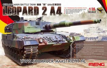 Meng German Leopard 2 A4 Main Battle Tank 1/35 Tyrannosaurus series 