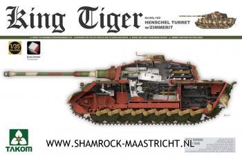 Takom King Tiger Sd.Kfz.182 Henschel Turret w/Zimmerit 1/35