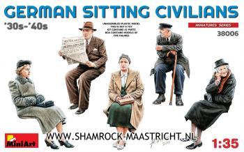 Miniart German Sitting Civilians 1/35