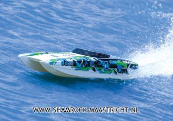 Traxxas M41 WIDEBODY 40 inch Catamaran race boat TSM TQi