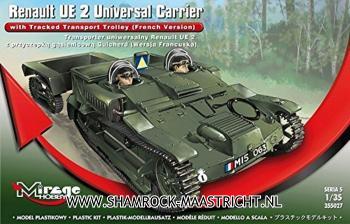 Mirage Hobby Renault UE 2 Universal Carrier With Tracked Transport Trolley French Version 1/35