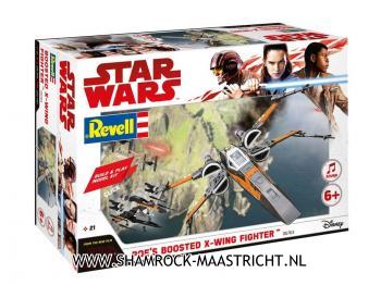 Revell Build And Play Star Wars Poes Boosted X-Wing Fighter 1/78