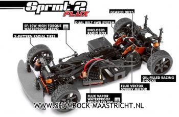 Hpi Sprint 2 Flux - Camaro 2010 RTR 1/10