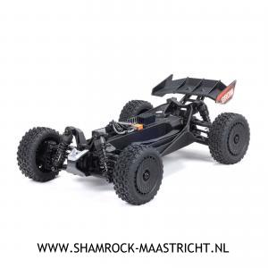 Arrma TYPHON GROM MEGA 380 Brushed 4X4 Small Scale Buggy RTR with Battery & Charger, Red/White 1/18