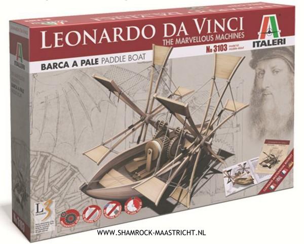 Italeri Leonardo Da Vinci - Barca a Pale Paddle boat