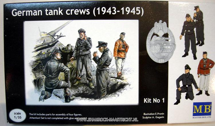 Master Box LTD German Tank Crews (1943 - 1945) Kit No. 1