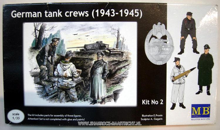 Master Box LTD German Tank Crews (1943 - 1945) Kit No. 2