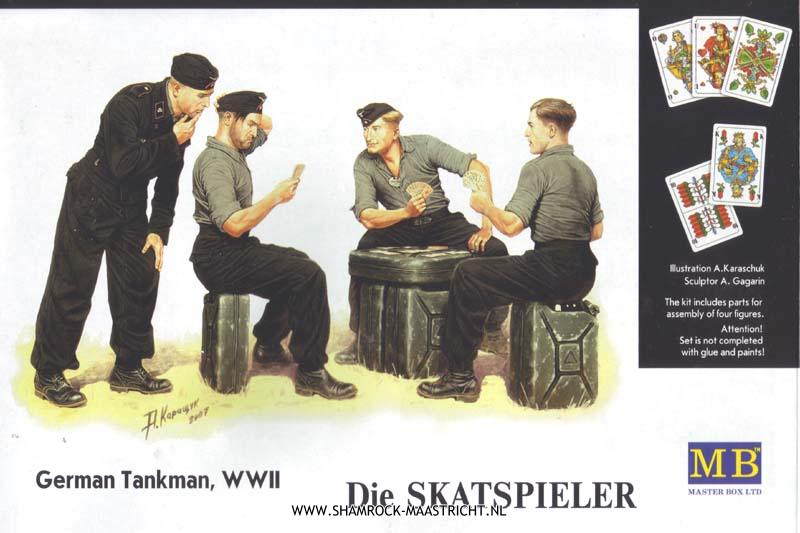 Master Box LTD German Tankman WWII Die Skatspieler