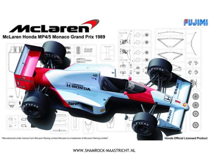 Fujimi MC Laren Honda MP4 5 Monaco Grand Prix 1989