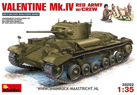 MiniArt Valentine Mk.IV Red Army w/Crew